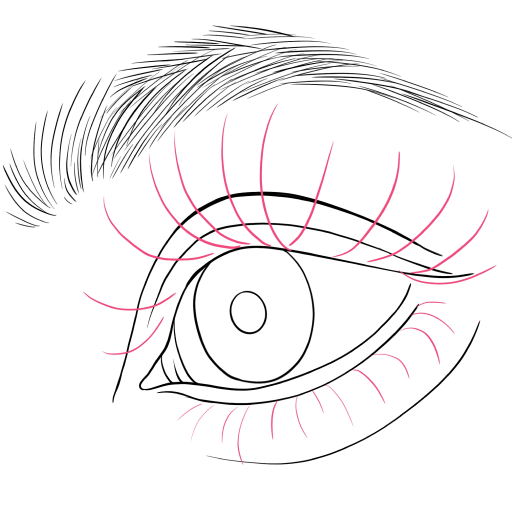 Eye — step 8