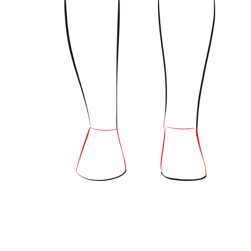Feet — step 3