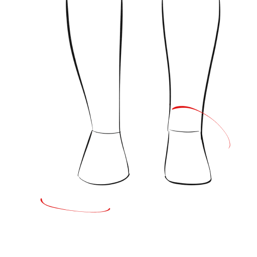 Feet — step 4
