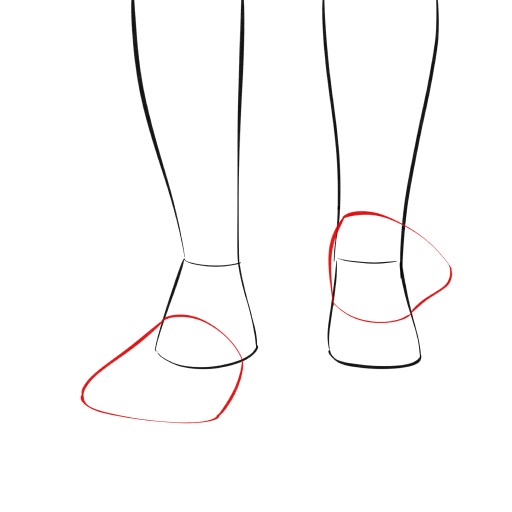 Feet — step 5