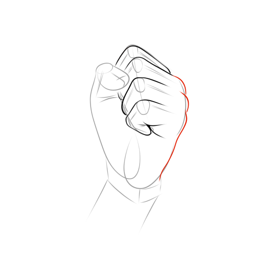 Anatomical Hand — step 10