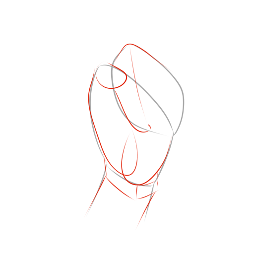 Anatomical Hand — step 4