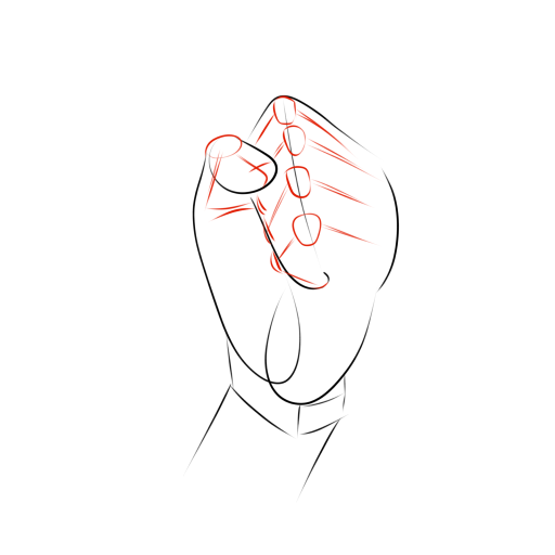 Anatomical Hand — step 5