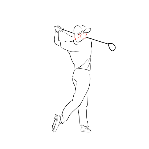Golfer — step 12