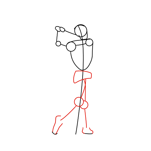 Golfer — step 5
