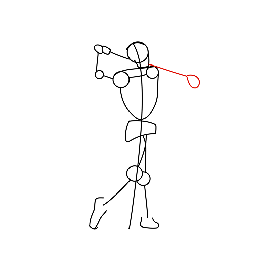 Golfer — step 6