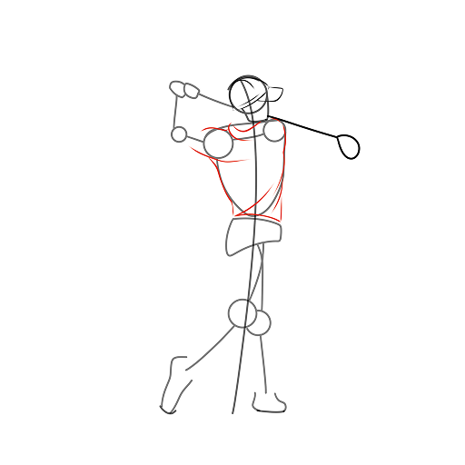 Golfer — step 8