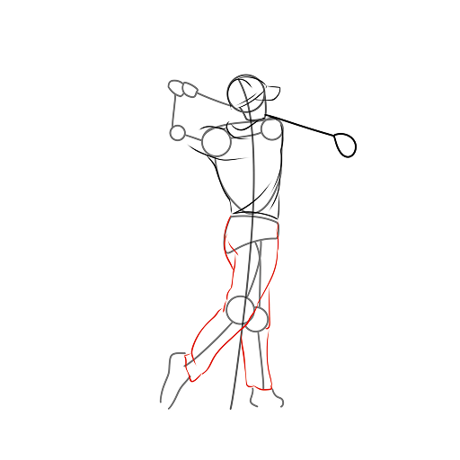Golfer — step 9