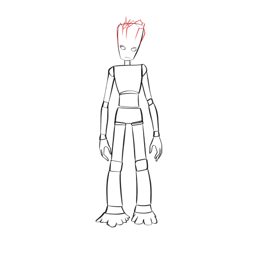 Groot — step 10