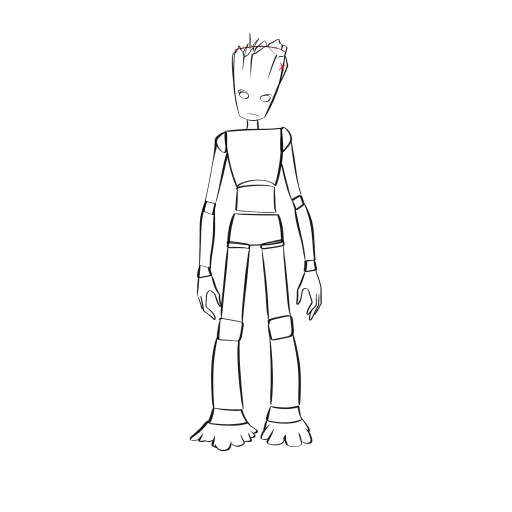 Groot — step 11