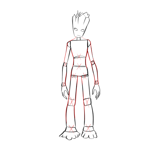 Groot — step 12