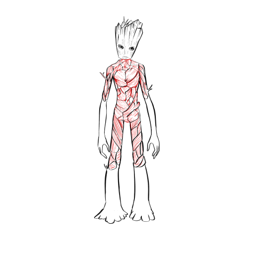 Groot — step 16