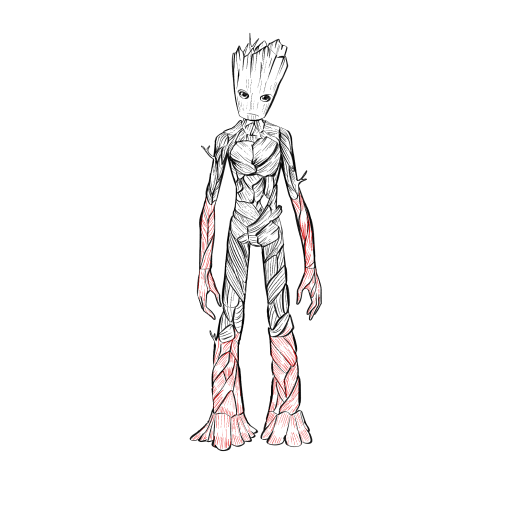 Groot — step 18