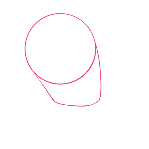 Guy in Semi-Profile — step 1