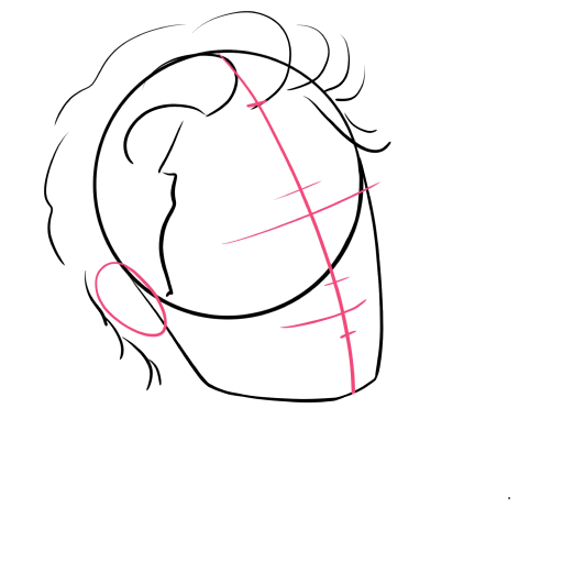 Guy in Semi-Profile — step 3