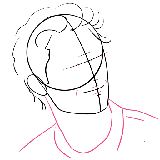 Guy in Semi-Profile — step 4
