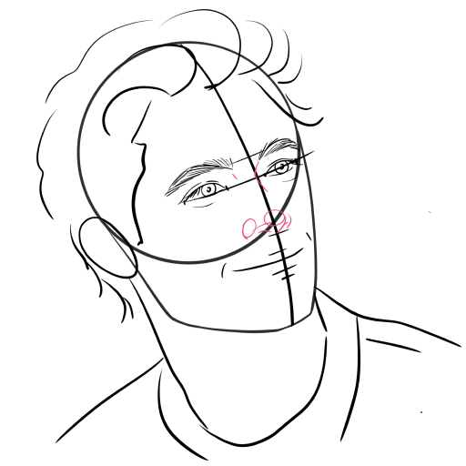 Guy in Semi-Profile — step 6