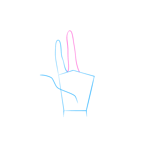 Hand — step 4