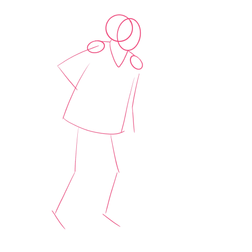 Hockey Player — step 1