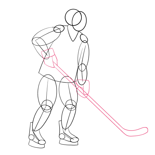 Hockey Player — step 4