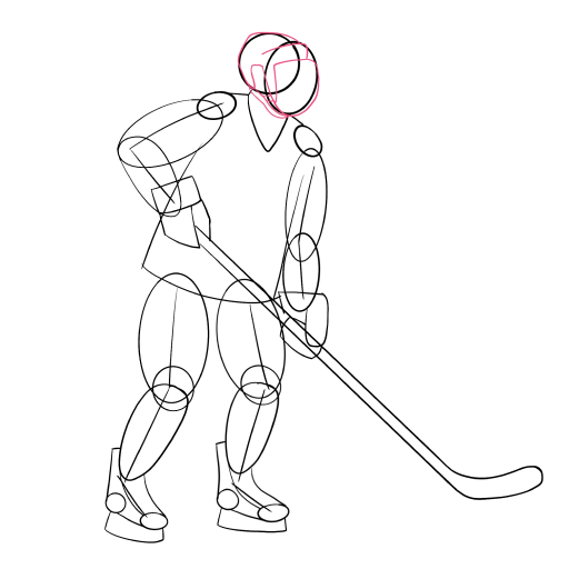 Hockey Player — step 5