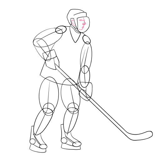 Hockey Player — step 6