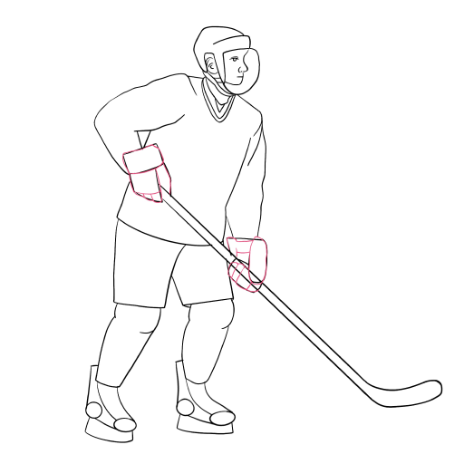 Hockey Player — step 9