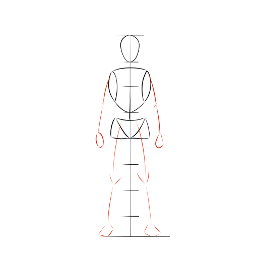 Male Body — step 6