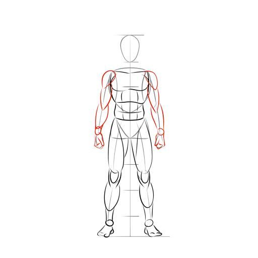 Male Body — step 9