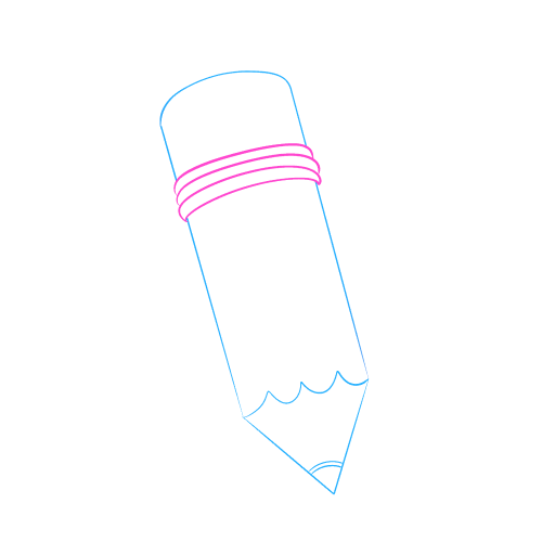 Pencil — step 7