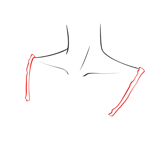 Necklace on the Neck — step 4