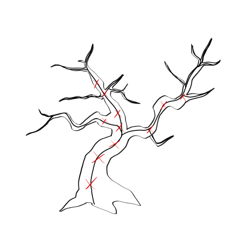 Sakura Tree — step 3
