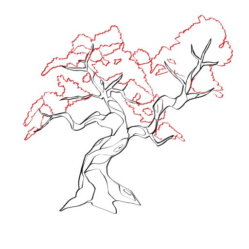 Sakura Tree — step 6