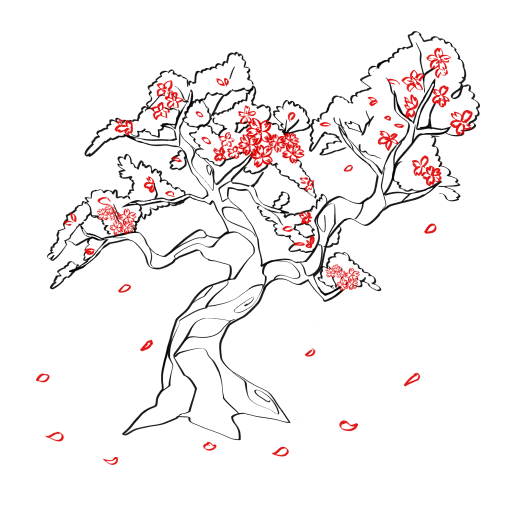 Sakura Tree — step 8