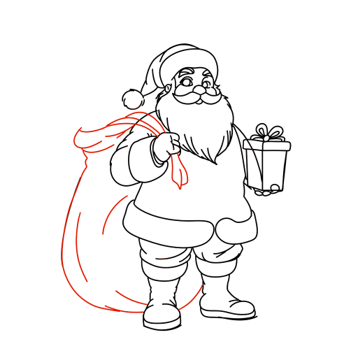 Santa Claus — step 12