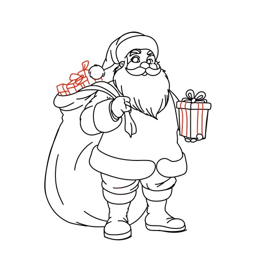 Santa Claus — step 13