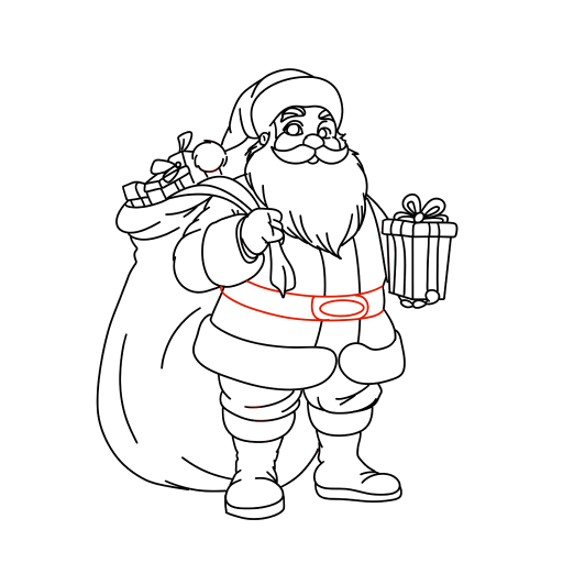 Santa Claus — step 15