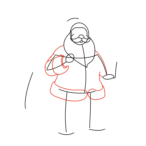 Santa Claus — step 5