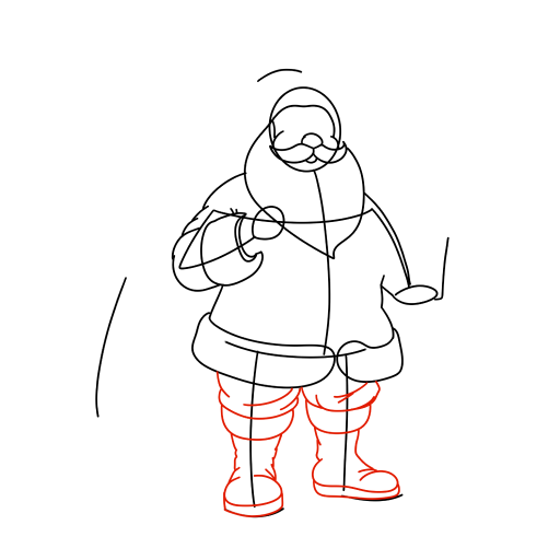 Santa Claus — step 6