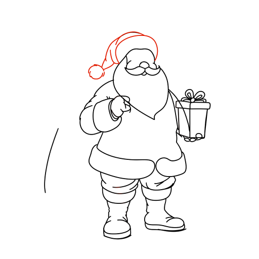 Santa Claus — step 9