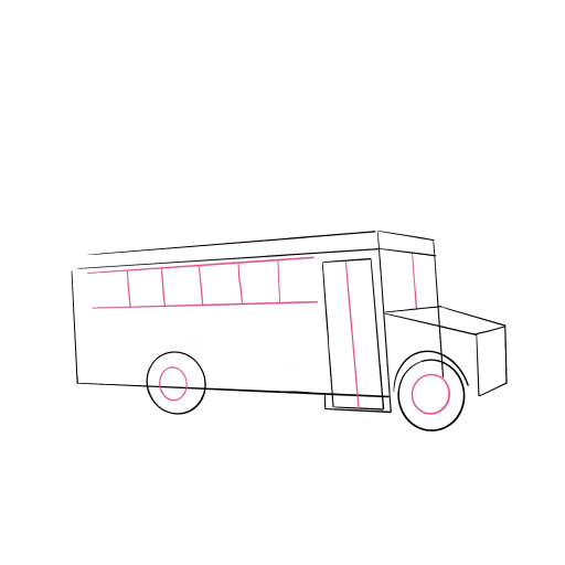 School Bus — step 3