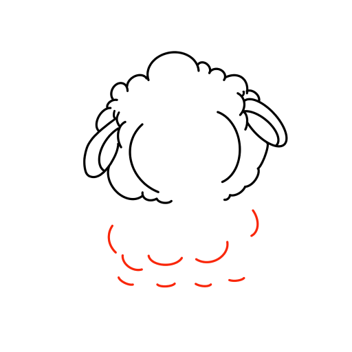 Cute Little Sheep — step 5