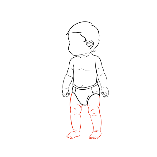 A Small Child — step 10
