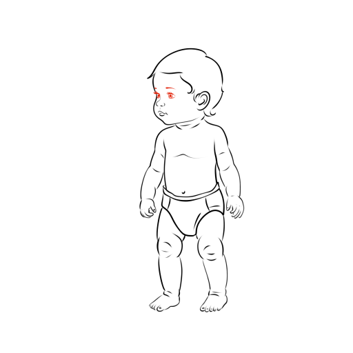 A Small Child — step 12