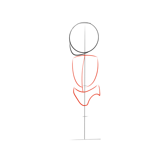 A Small Child — step 5