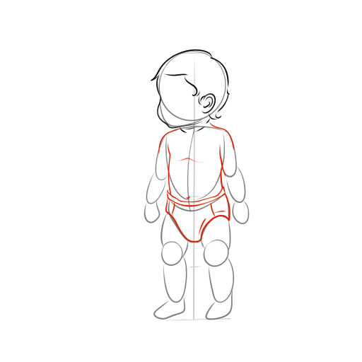 A Small Child — step 8