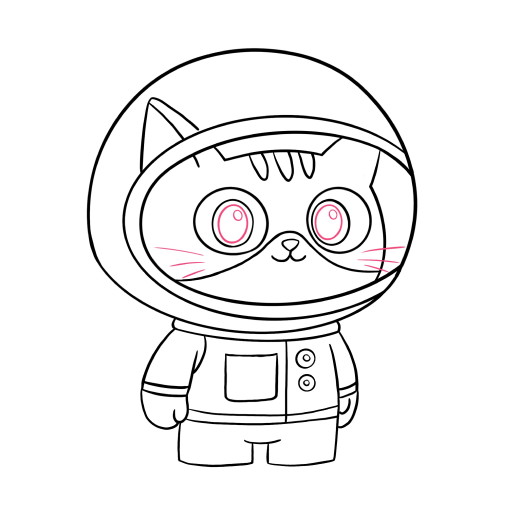 Space Kitty — step 10