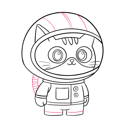 Space Kitty — step 11