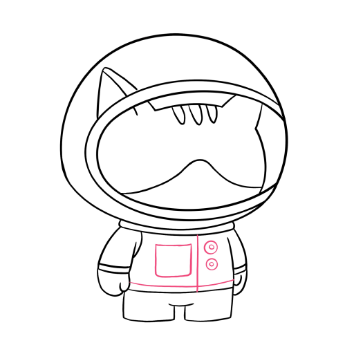 Space Kitty — step 8