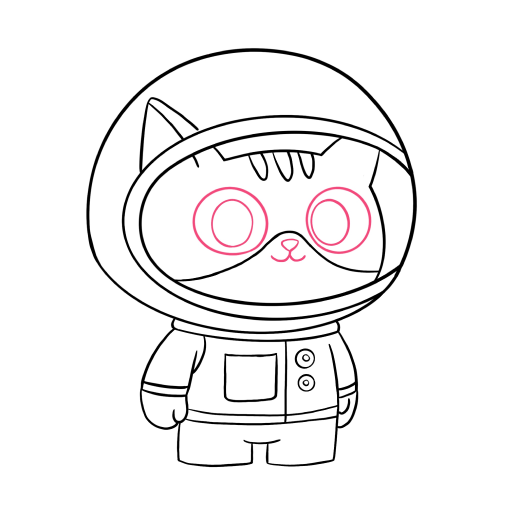 Space Kitty — step 9